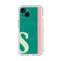 スリムプロテクションプレミアムケース with MagSafe［ オリジナル - initial color line - S green ］