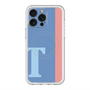 スリムプロテクションプレミアムケース with MagSafe［ オリジナル - initial color line - T blue ］