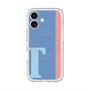 スリムプロテクションプレミアムケース with MagSafe［ オリジナル - initial color line - T blue ］
