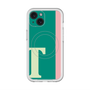 スリムプロテクションプレミアムケース with MagSafe［ オリジナル - initial color line - T green ］