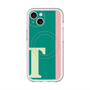 スリムプロテクションプレミアムケース with MagSafe［ オリジナル - initial color line - T green ］