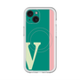 スリムプロテクションプレミアムケース with MagSafe［ オリジナル - initial color line - V green ］