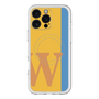 スリムプロテクションプレミアムケース with MagSafe［ オリジナル - initial color line - W orange ］