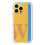 スリムプロテクションプレミアムケース with MagSafe［ オリジナル - initial color line - W orange ］