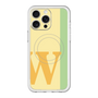 スリムプロテクションプレミアムケース with MagSafe［ オリジナル - initial color line - W yellow ］