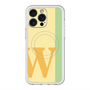 スリムプロテクションプレミアムケース with MagSafe［ オリジナル - initial color line - W yellow ］