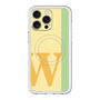 スリムプロテクションプレミアムケース with MagSafe［ オリジナル - initial color line - W yellow ］