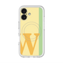 スリムプロテクションプレミアムケース with MagSafe［ オリジナル - initial color line - W yellow ］