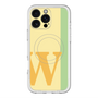 スリムプロテクションプレミアムケース with MagSafe［ オリジナル - initial color line - W yellow ］