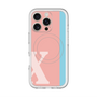 スリムプロテクションプレミアムケース with MagSafe［ オリジナル - initial color line - X pink ］