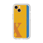 スリムプロテクションプレミアムケース with MagSafe［ オリジナル - initial color line - X orange ］