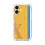 スリムプロテクションプレミアムケース with MagSafe［ オリジナル - initial color line - X orange ］