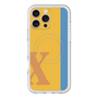 スリムプロテクションプレミアムケース with MagSafe［ オリジナル - initial color line - X orange ］