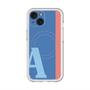 スリムプロテクションプレミアムケース with MagSafe［ オリジナル - initial color line - A blue ］