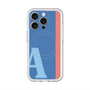 スリムプロテクションプレミアムケース with MagSafe［ オリジナル - initial color line - A blue ］