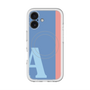 スリムプロテクションプレミアムケース with MagSafe［ オリジナル - initial color line - A blue ］