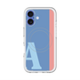 スリムプロテクションプレミアムケース with MagSafe［ オリジナル - initial color line - A blue ］
