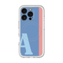 スリムプロテクションプレミアムケース with MagSafe［ オリジナル - initial color line - A blue ］