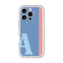 スリムプロテクションプレミアムケース with MagSafe［ オリジナル - initial color line - A blue ］
