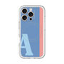 スリムプロテクションプレミアムケース with MagSafe［ オリジナル - initial color line - A blue ］