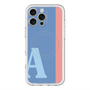 スリムプロテクションプレミアムケース with MagSafe［ オリジナル - initial color line - A blue ］