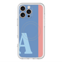 スリムプロテクションプレミアムケース with MagSafe［ オリジナル - initial color line - A blue ］