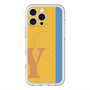 スリムプロテクションプレミアムケース with MagSafe［ オリジナル - initial color line - Y orange ］