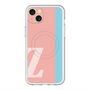 スリムプロテクションプレミアムケース with MagSafe［ オリジナル - initial color line - Z pink ］