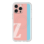 スリムプロテクションプレミアムケース with MagSafe［ オリジナル - initial color line - Z pink ］