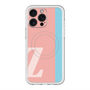 スリムプロテクションプレミアムケース with MagSafe［ オリジナル - initial color line - Z pink ］