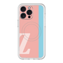 スリムプロテクションプレミアムケース with MagSafe［ オリジナル - initial color line - Z pink ］