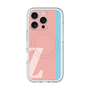 スリムプロテクションプレミアムケース with MagSafe［ オリジナル - initial color line - Z pink ］