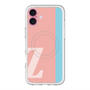 スリムプロテクションプレミアムケース with MagSafe［ オリジナル - initial color line - Z pink ］
