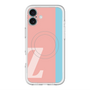 スリムプロテクションプレミアムケース with MagSafe［ オリジナル - initial color line - Z pink ］