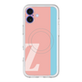 スリムプロテクションプレミアムケース with MagSafe［ オリジナル - initial color line - Z pink ］