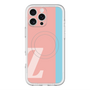 スリムプロテクションプレミアムケース with MagSafe［ オリジナル - initial color line - Z pink ］