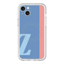 スリムプロテクションプレミアムケース with MagSafe［ オリジナル - initial color line - Z blue ］