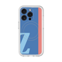 スリムプロテクションプレミアムケース with MagSafe［ オリジナル - initial color line - Z blue ］