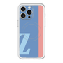 スリムプロテクションプレミアムケース with MagSafe［ オリジナル - initial color line - Z blue ］