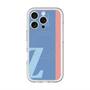 スリムプロテクションプレミアムケース with MagSafe［ オリジナル - initial color line - Z blue ］
