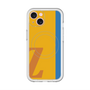 スリムプロテクションプレミアムケース with MagSafe［ オリジナル - initial color line - Z orange ］