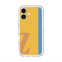 スリムプロテクションプレミアムケース with MagSafe［ オリジナル - initial color line - Z orange ］