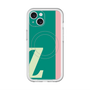 スリムプロテクションプレミアムケース with MagSafe［ オリジナル - initial color line - Z green ］