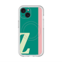 スリムプロテクションプレミアムケース with MagSafe［ オリジナル - initial color line - Z green ］