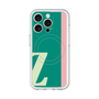 スリムプロテクションプレミアムケース with MagSafe［ オリジナル - initial color line - Z green ］