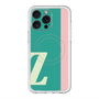 スリムプロテクションプレミアムケース with MagSafe［ オリジナル - initial color line - Z green ］