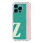 スリムプロテクションプレミアムケース with MagSafe［ オリジナル - initial color line - Z green ］