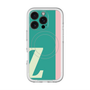 スリムプロテクションプレミアムケース with MagSafe［ オリジナル - initial color line - Z green ］