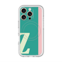 スリムプロテクションプレミアムケース with MagSafe［ オリジナル - initial color line - Z green ］
