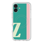 スリムプロテクションプレミアムケース with MagSafe［ オリジナル - initial color line - Z green ］